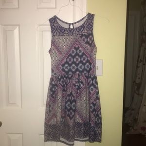 Multicolor sleeveless dress